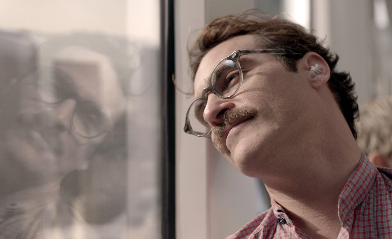 Joaquin Phoenix from the movie Her