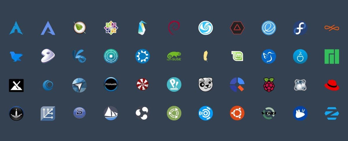 44 different Linux distros